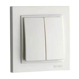 102-190025-102-Ключ двоен сх.5, Mono Electric Despina, Бял