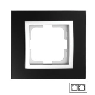 107-720000-161-Mono Style Glass Двойна рамка Тъмно стъкло