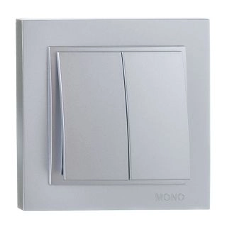 102-212125-102-Ключ двоен сх.5, Mono Electric Despina Metallic, Сребрист