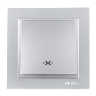 102-212125-112-Ключ кръстат сх.7, Mono Electric Despina Metallic, Сребрист