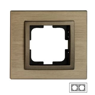 107-810000-161-Mono Style Aluminium Двойна рамка Бронз