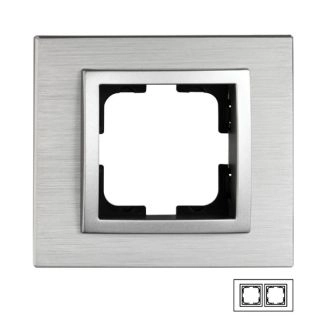 107-800000-161-Mono Style Aluminium Двойна рамка Сребрист