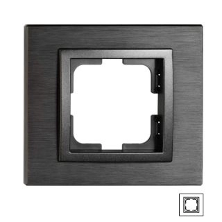 107-820000-160-Mono Style Aluminium Единична рамка Фюм