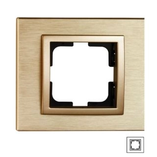 107-830000-160-Mono Style Aluminium Единична рамка Титан