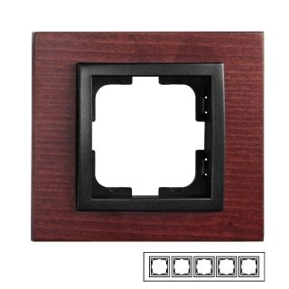 107-500000-164-Mono Style Wood Петорна рамка Череша