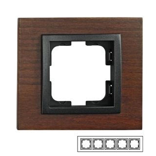 107-510000-164-Mono Style Wood Петорна рамка Орех